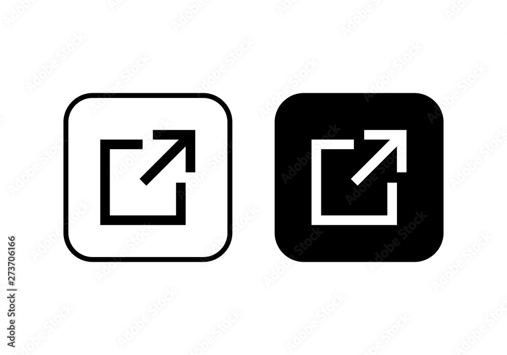 Link icon. Link vector icon. External link symbol vector icon. Hyperlink symbol. Link icon. Link vector icon. External link symbol vector icon. Hyperlink symbol.