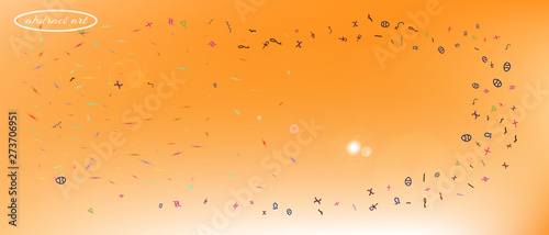 Minimal abstract ultra wide space background 