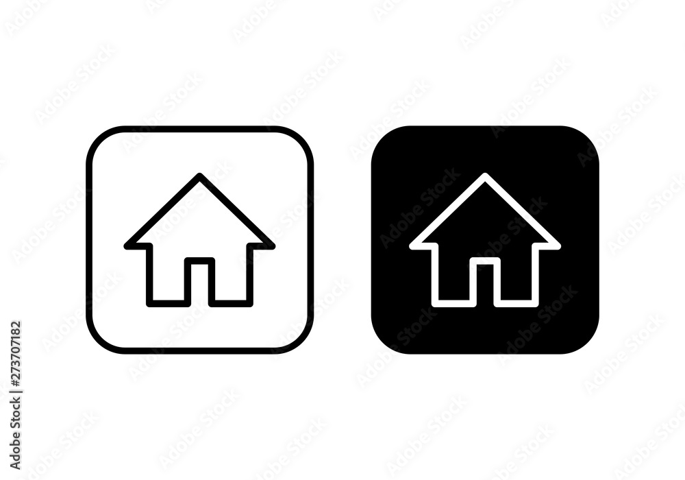 Home icon vector. House vector icon Home icon vector. House vector icon