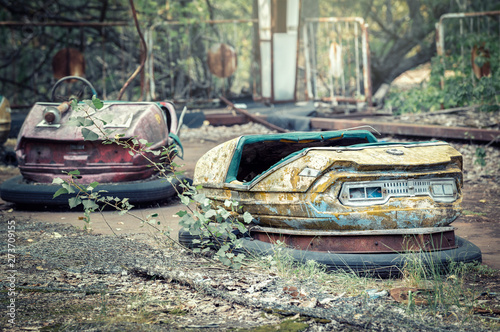 Photography Abandoned amusement park in Pripyat, Chernobyl alienation zone