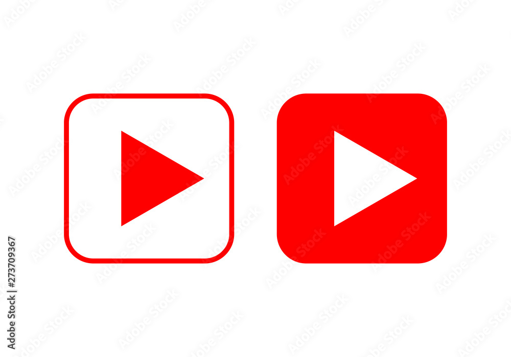 play Icon vector. Play button vector icon play Icon vector. Play button vector icon
