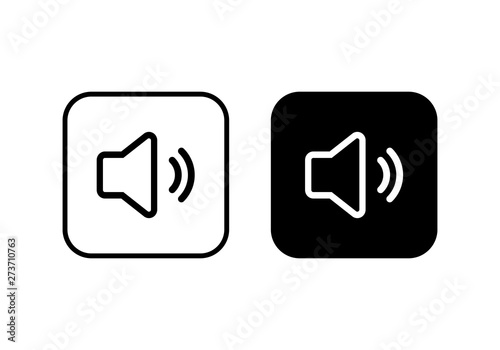 Free Download Speaker icon vector. Volume icon. Loudspeaker icon vector. volume button - GFXLoad