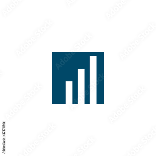 Free Download Chart graphic logo design vector template - GFXLoad