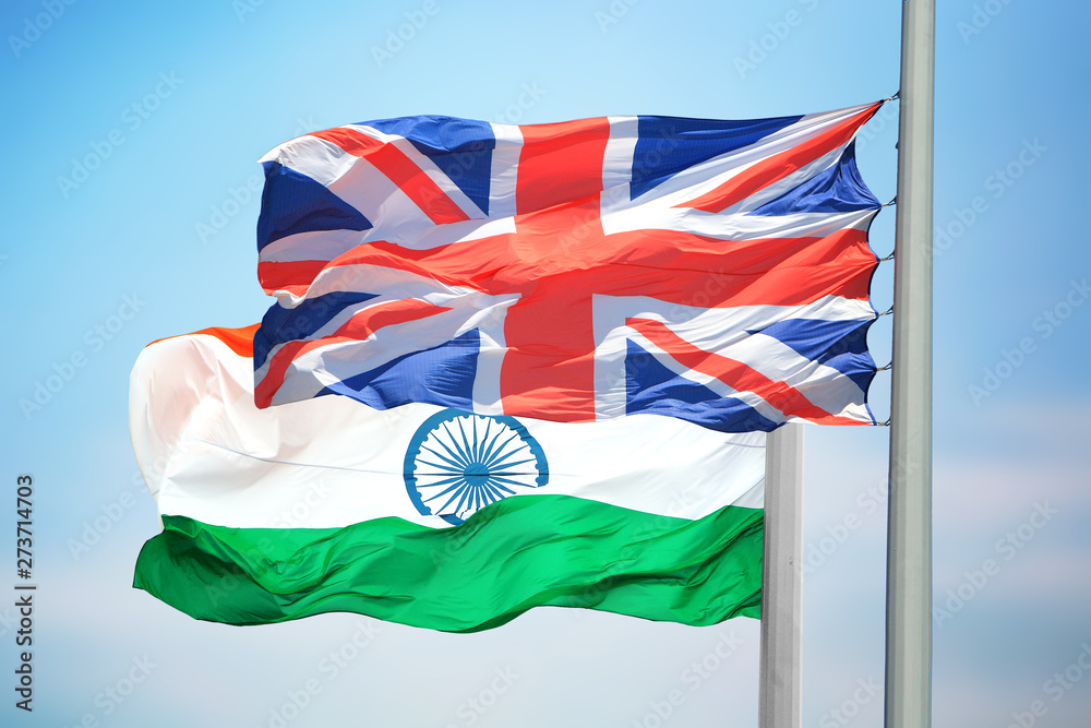 British And Indian Flags Stock Photo Adobe Stock british-and-indian-flags-stock-photo-adobe-stock