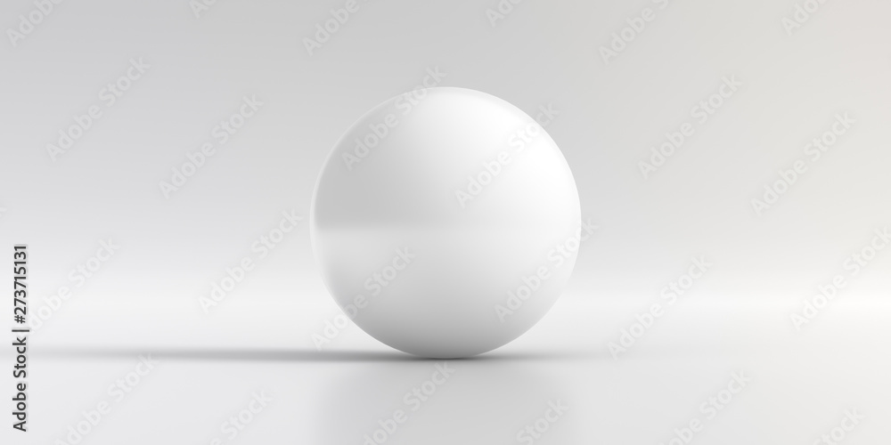 Elegant white background of sphere. Abstract low poly and smooth shadow. 3D Rendering. Elegant white background of sphere. Abstract low poly and smooth shadow. 3D Rendering.