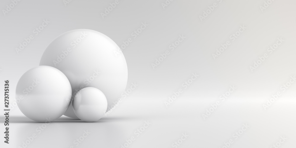 Elegant white background of sphere. Abstract low poly and smooth shadow. 3D Rendering. Elegant white background of sphere. Abstract low poly and smooth shadow. 3D Rendering.