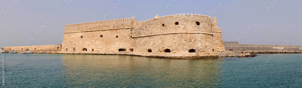 The ancient fortress of Kules (city of Heraklion, Crete, Greece)