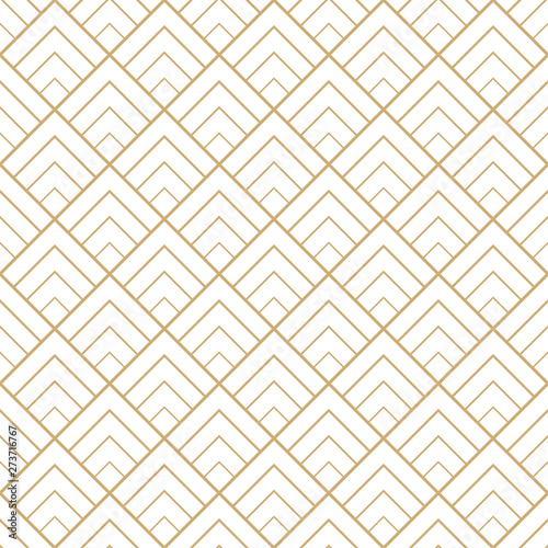 Seamless geometric diamond tile minimal graphic vector pattern