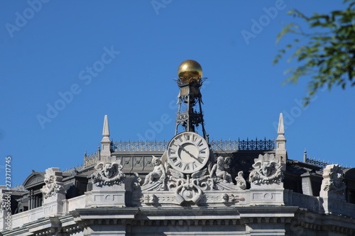 Reloj del Edificio del Banco de España de Madrid