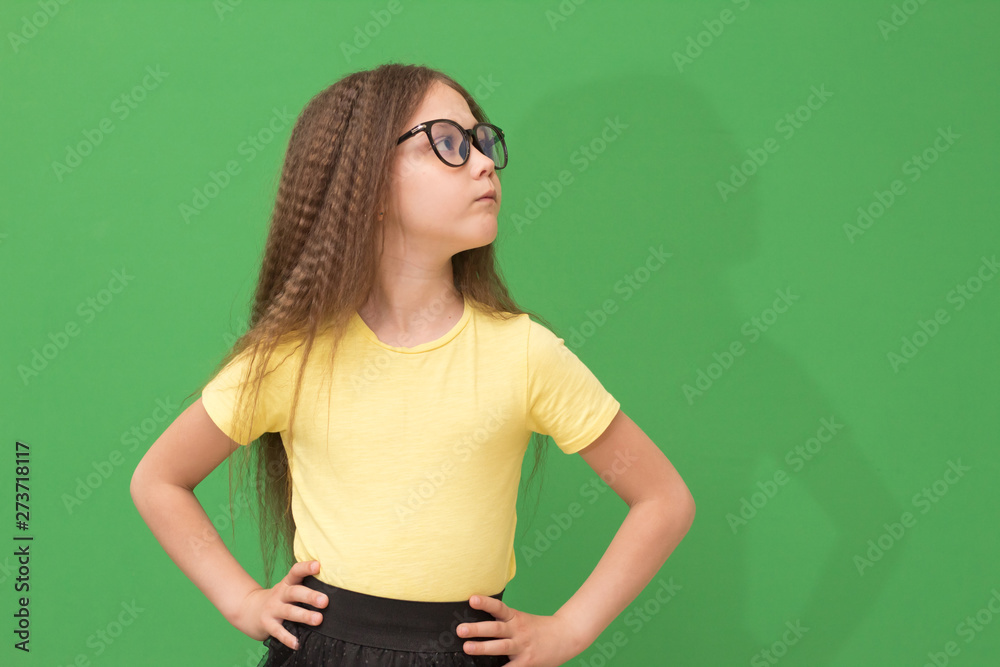 child is dissatisfied, the little girl was offended child is dissatisfied, the little girl was offended