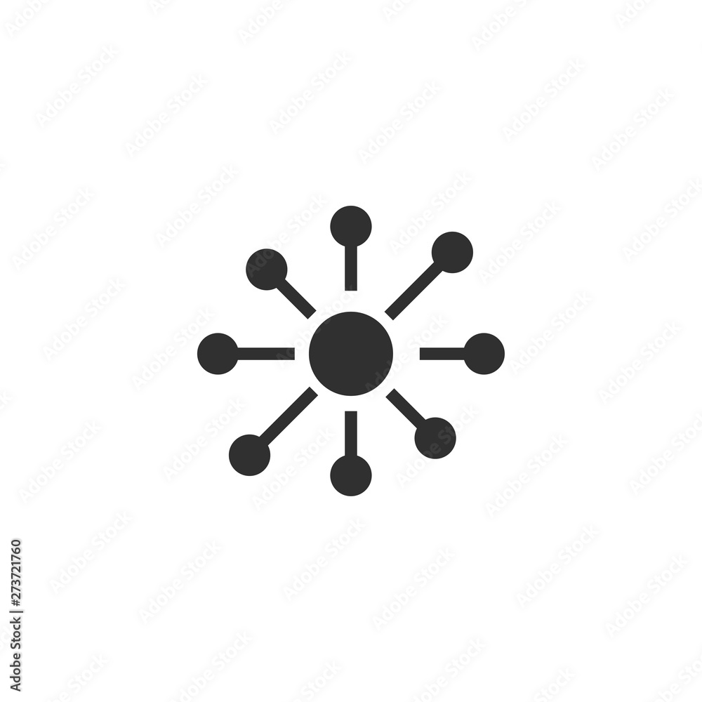 Network icon in simple design. Vector illustration Network icon in simple design. Vector illustration
