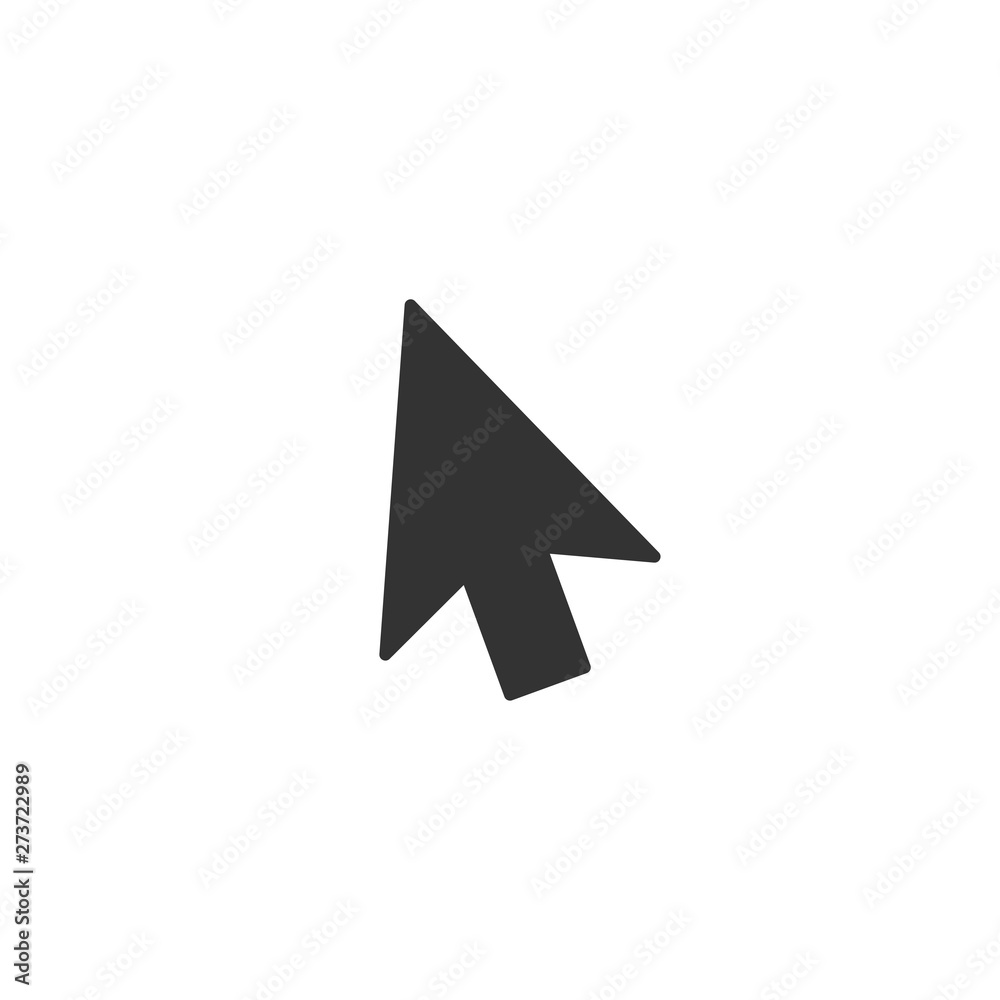 Computer cursor icon in simple design. Vector illustration Computer cursor icon in simple design. Vector illustration