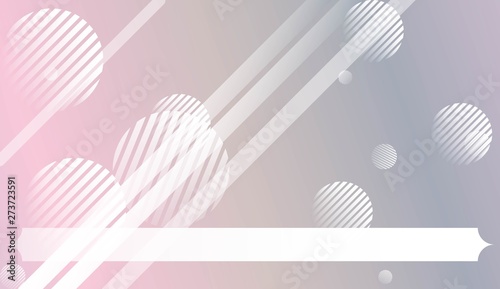 Geometric Design, Shapes. For Cover Page, Landing Page, Banner. Vector Illustration with Color Gradient.