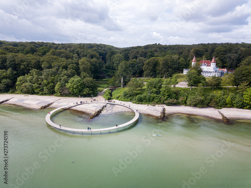 The Infinity Bridge in Aarhus, Denmark