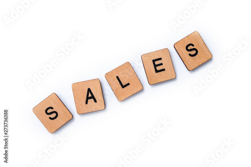 The word SALES