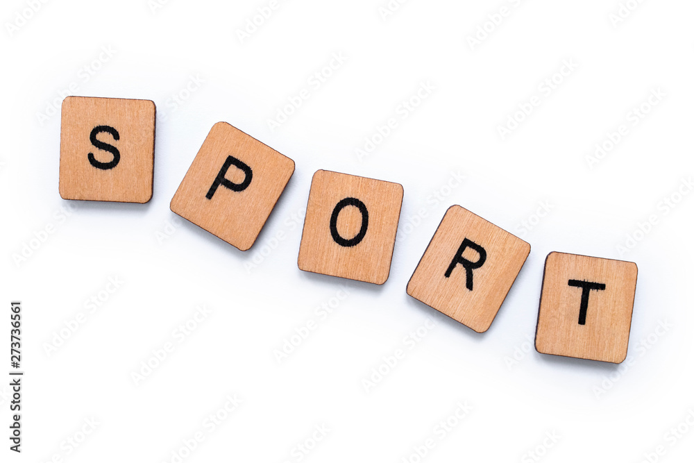 The word SPORT The word SPORT