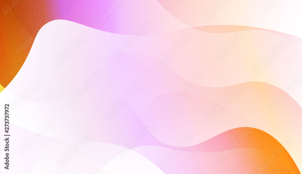 Fototapeta premium Blurred Decorative Design In Abstract Style With Wave, Curve Lines. For Elegant Pattern Cover Book. Vector Illustration with Color Gradient.