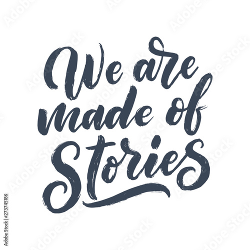 Abstract lettering about books and reading for poster design. Handwritten letters. Typography funny quote. Vector