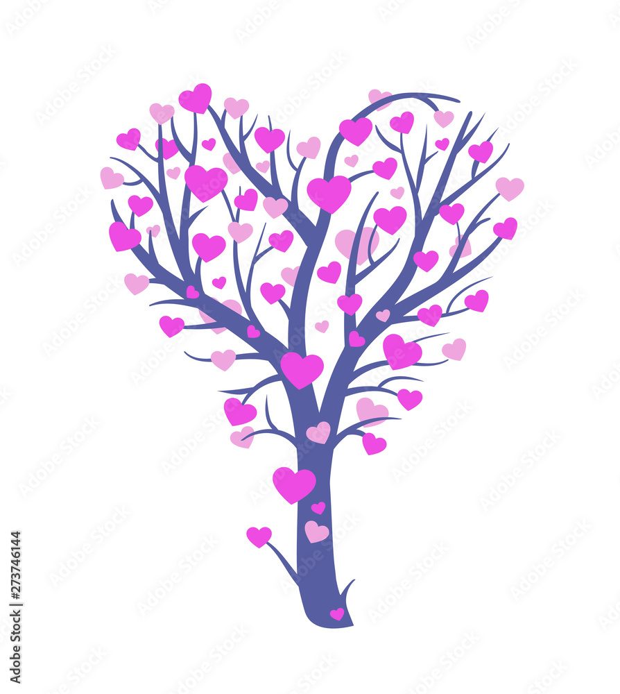 valentine's day love romantic happy gift card print heart tree valentine's day love romantic happy gift card print heart tree