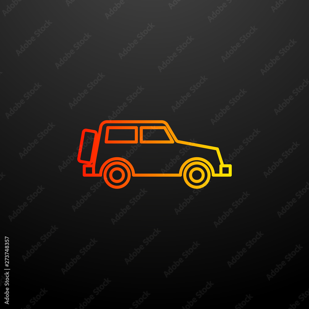 car for travel nolan icon. Elements of camping set. Simple icon for websites, web design, mobile app, info graphics car for travel nolan icon. Elements of camping set. Simple icon for websites, web design, mobile app, info graphics