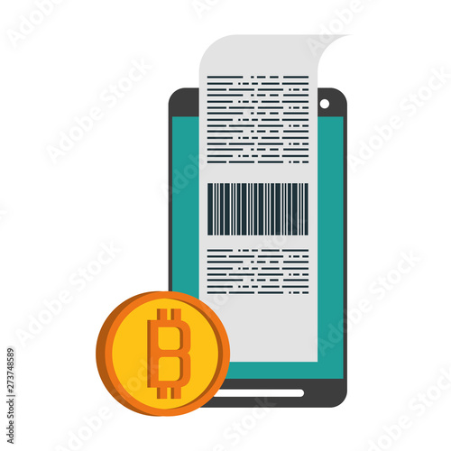 Bitcoin cryptocurrency digital money symbols