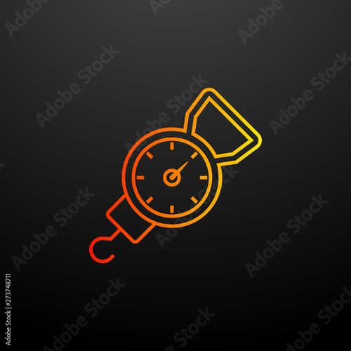 hook scales nolan icon. Elements of camping set. Simple icon for websites, web design, mobile app, info graphics