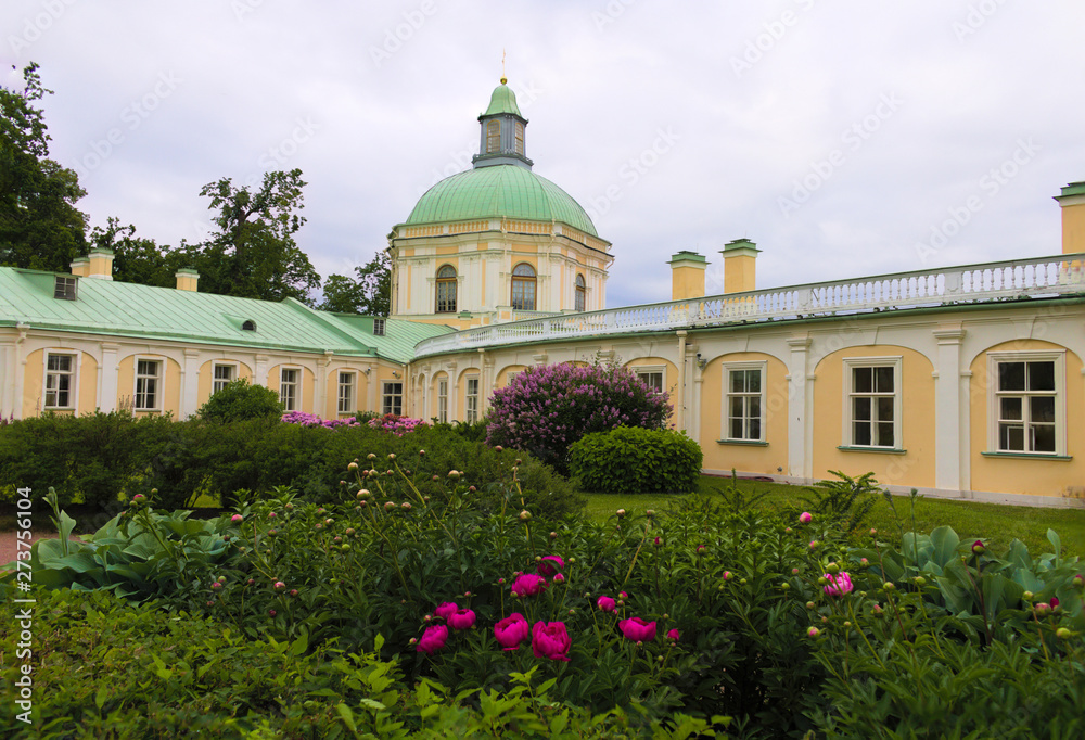 The church pavilion of the palace of Alexander Danilovich Menshikov in St. Petersburg.