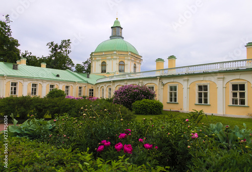 The church pavilion of the palace of Alexander Danilovich Menshikov in St. Petersburg.