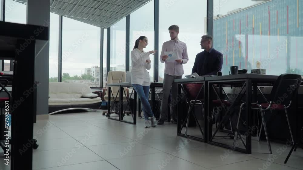 businesspeople discussing and planning, businessman concept in the office businesspeople discussing and planning, businessman concept in the office