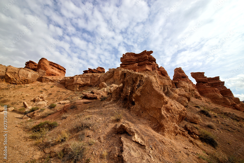 Canyon of the Charyn River in Kazakhstan.