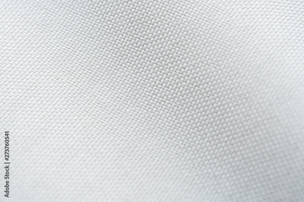 White Nylon Fabric Texture Background. Thick Fabric for Backpacks and Sports Equipment