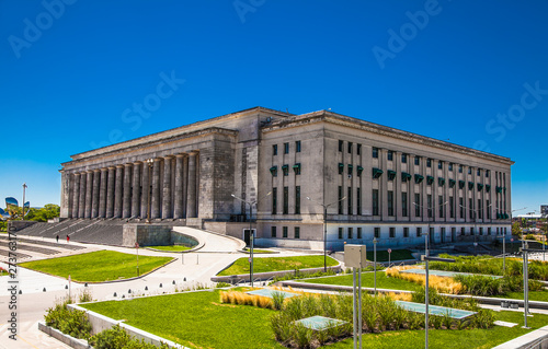 The facade of University of Buenos Aires. Argentina.