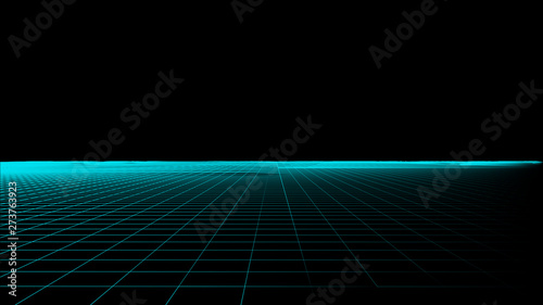 Abstract vector wireframe landscape. Abstract mesh background. Polygonal mountains. Vector illustration.