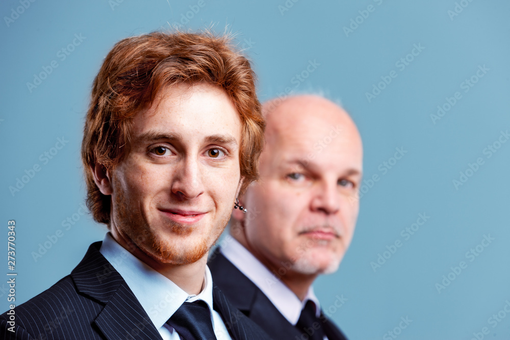 Smiling confident successful young businessman Smiling confident successful young businessman