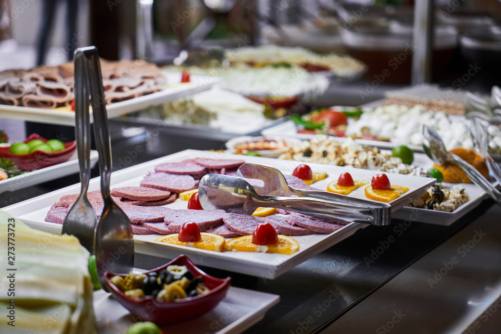 Buffet restaurant, the hotel restaurant Buffet restaurant, the hotel restaurant