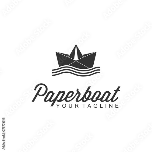 paper boat logo design Free Download paper boat logo design - GFXLoad
