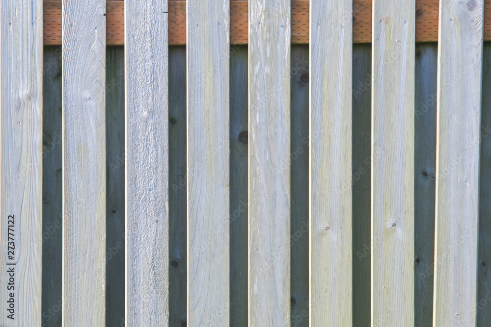 Slats of Bleached Fence Slats of Bleached Fence
