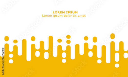 Abstract yellow Rounded Lines Halftone Transition