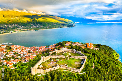 Samuels Fortress at Ohrid in North Macedonia photo