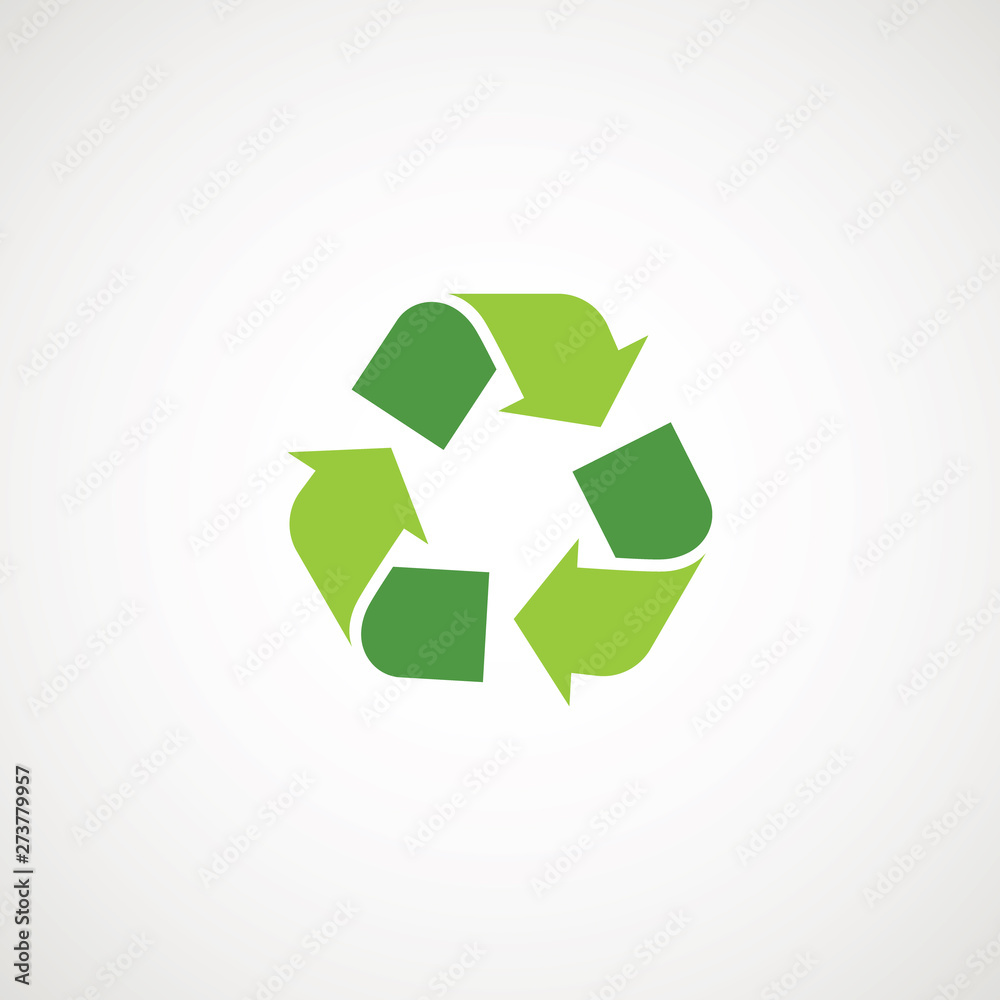 recycle arrows symbol icon. Recyclable Badge. Recycling sign. flat design. Vector Illustration. recycle arrows symbol icon. Recyclable Badge. Recycling sign. flat design. Vector Illustration.