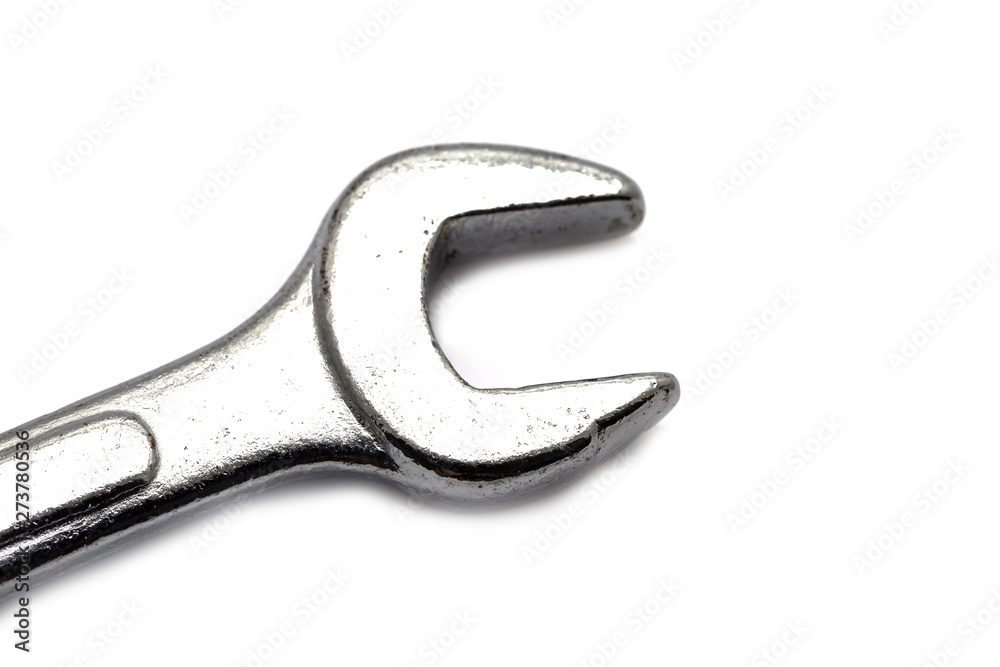 Close up of wrenches isolated on white Close up of wrenches isolated on white