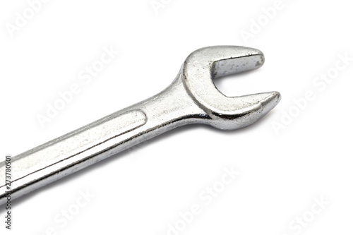 Close up of wrenches isolated on white