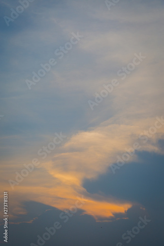 Sky and clouds before sunset © pandaclub23