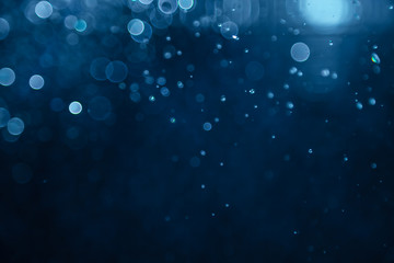blue bokeh water with light background