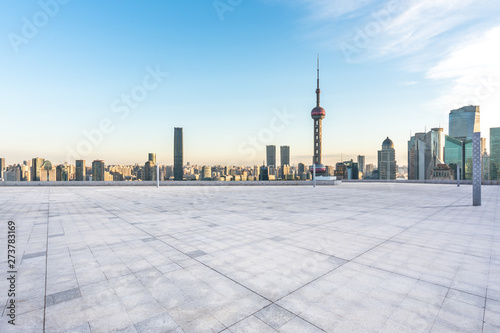 Canvas Print view of shanghai
