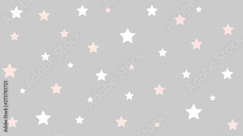 Abstract Stars pattern with Soft gradient pastel background in sweet color