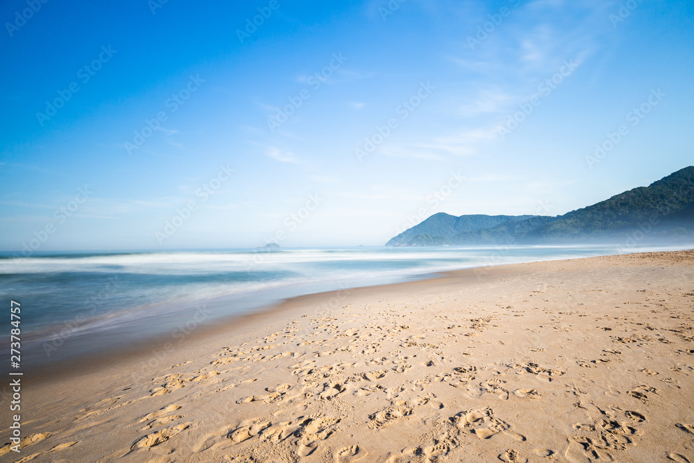 Long exposure beach