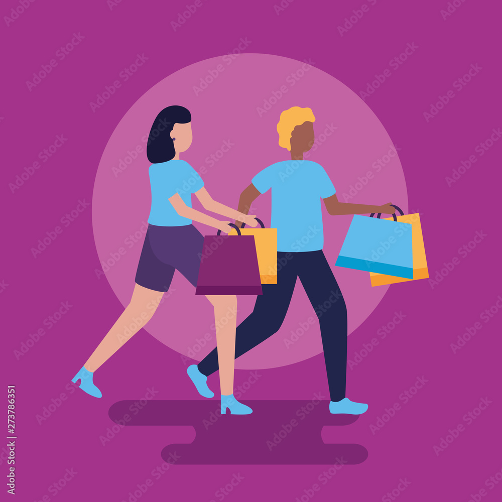 people shopping bags people shopping bags