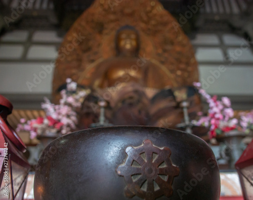 buddha in the temple photo