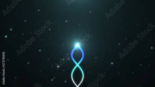 Trails With Particles Flying to The Surface